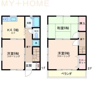 3DK House in Kitakoiwa - Edogawa-ku Floorplan