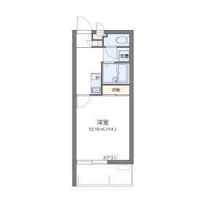 1K Mansion in Miyagi - Urasoe-shi Floorplan