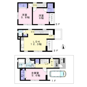 3LDK House in Higashinippori - Arakawa-ku Floorplan