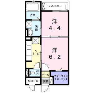 1DK Mansion in Miyadacho - Takatsuki-shi Floorplan