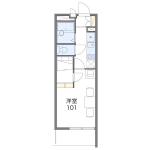1K Apartment in Izumicho - Kashiwa-shi Floorplan
