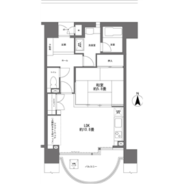 1LDK Mansion in Mikkabichotsuzuki - 浜松市浜名区 Floorplan