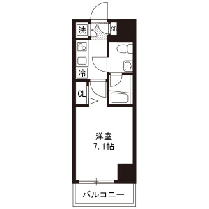 1K Mansion in Higashijujo - Kita-ku Floorplan