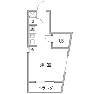 1R Mansion in Hongo - Bunkyo-ku Floorplan