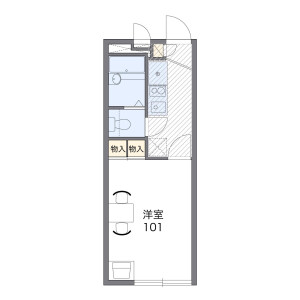 1K Apartment in Izumicho - Yokohama-shi Izumi-ku Floorplan