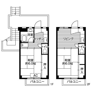 2DK Mansion in Angyoryo negishi - Kawaguchi-shi Floorplan