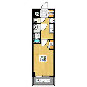 1K Mansion in Miyahara - Osaka-shi Yodogawa-ku Floorplan