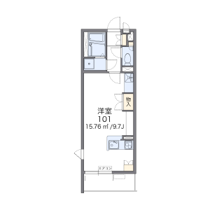 1R Mansion in Tsukiyoshimachi - Kawagoe-shi Floorplan