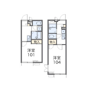 1K Apartment in Tsurumaki - Setagaya-ku Floorplan