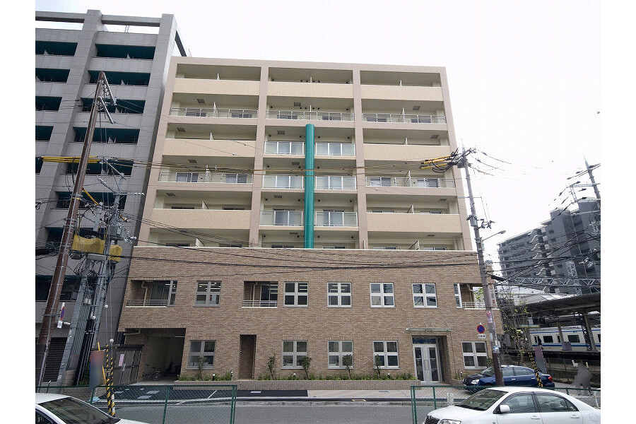 堺市北区出租中的1K公寓大厦 户外