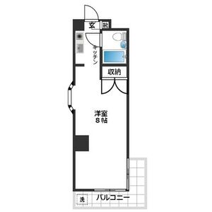 1R Mansion in Shimmarukohigashi - Kawasaki-shi Nakahara-ku Floorplan