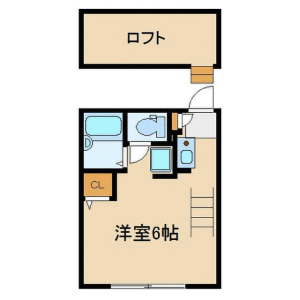 1R Apartment in Nishitobecho - Yokohama-shi Nishi-ku Floorplan
