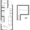 1R Apartment to Rent in Shinjuku-ku Floorplan