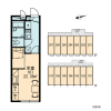 1K Apartment to Rent in Kaizuka-shi Floorplan
