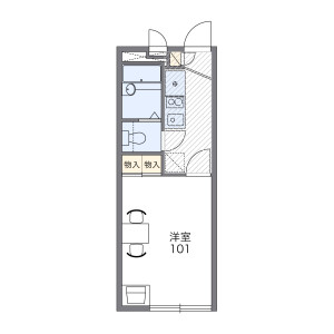1K Apartment in Haramachida - Machida-shi Floorplan