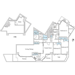3SLDK Mansion in Minamiazabu - Minato-ku Floorplan