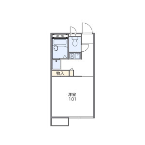 1K Apartment in Imai nishimachi - Kawasaki-shi Nakahara-ku Floorplan