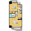 1LDK Apartment to Rent in Kobe-shi Hyogo-ku Floorplan