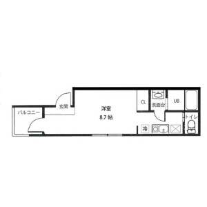 1R Apartment in Kamakura - Katsushika-ku Floorplan