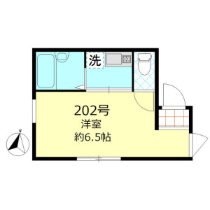 1K Apartment in Senju kotobukicho - Adachi-ku Floorplan