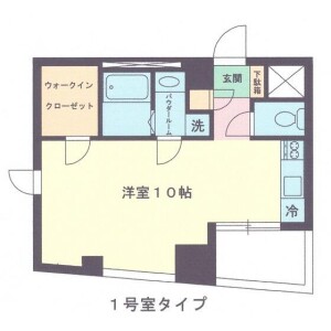 1R Mansion in Hiroo - Shibuya-ku Floorplan