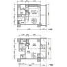 2LDK Apartment to Rent in Koto-ku Floorplan