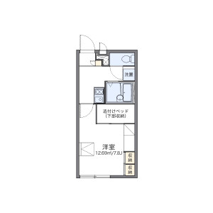 1K Apartment in Inaricho - Isesaki-shi Floorplan