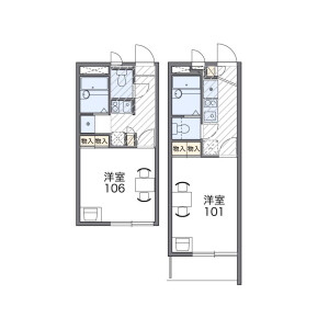 1K Mansion in Sakawa - Saitama-shi Sakura-ku Floorplan