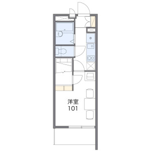 1K Mansion in Kamishokakuji - Osaka-shi Hirano-ku Floorplan