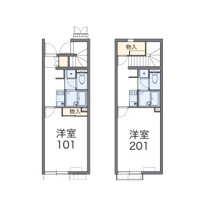 1K Apartment in Meitohondori - Nagoya-shi Meito-ku Floorplan