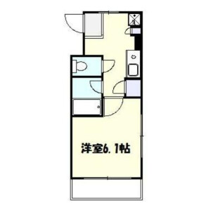 1K Mansion in Shimosakunobe - Kawasaki-shi Takatsu-ku Floorplan