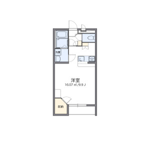 1K Apartment in Higashiaburayama - Fukuoka-shi Jonan-ku Floorplan