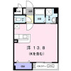1DK Apartment to Rent in Kyoto-shi Nakagyo-ku Floorplan