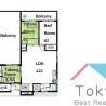 3LDK Apartment to Rent in Nakano-ku Floorplan