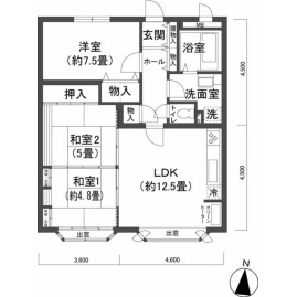 3LDK Mansion in Kitayama(sonota) - Chino-shi Floorplan