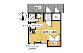 1R {building type} in Shiba(1-3-chome) - Minato-ku