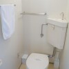 1K Apartment to Rent in Kyoto-shi Shimogyo-ku Toilet