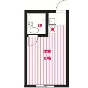 1R Mansion in Yamatocho - Nakano-ku Floorplan