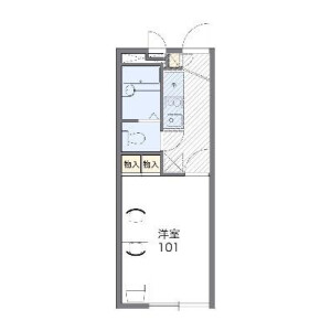 1K Apartment in Minamikoiwa - Edogawa-ku Floorplan