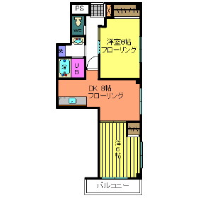 2DK Mansion in Edogawa(1-3-chome.4-chome1-14-ban) - Edogawa-ku Floorplan