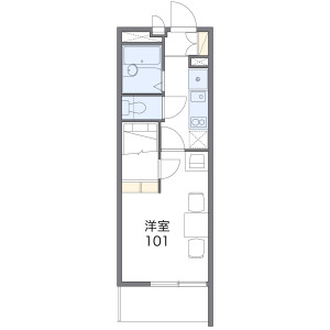 1K Mansion in Minamiuoyacho - Nara-shi Floorplan