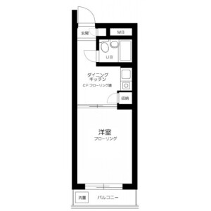 1K Mansion in Koenjiminami - Suginami-ku Floorplan