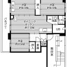 2LDK Apartment to Rent in Ishikari-shi Floorplan