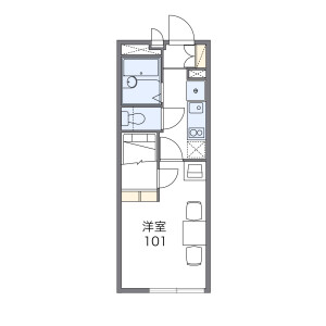 1K Mansion in Yamanochi - Osaka-shi Sumiyoshi-ku Floorplan