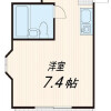 1R Apartment to Rent in Kawasaki-shi Takatsu-ku Floorplan