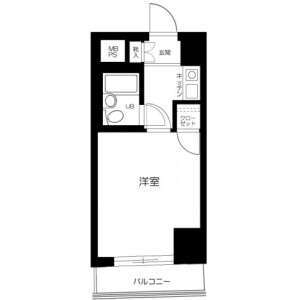 1K Mansion in Kamiuma - Setagaya-ku Floorplan