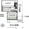 1K Apartment to Rent in Osaka-shi Hirano-ku Layout Drawing