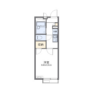1K Apartment in Nishikujo nandencho - Kyoto-shi Minami-ku Floorplan