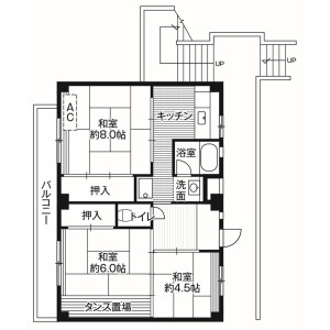 3DK Mansion in Oya - Saitama-shi Minuma-ku Floorplan