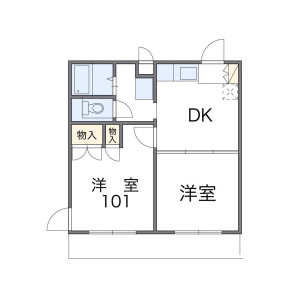 2DK Mansion in Seishin - Sagamihara-shi Chuo-ku Floorplan